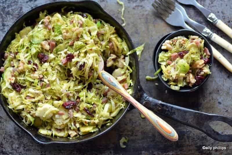 italian chopped brussels sprouts