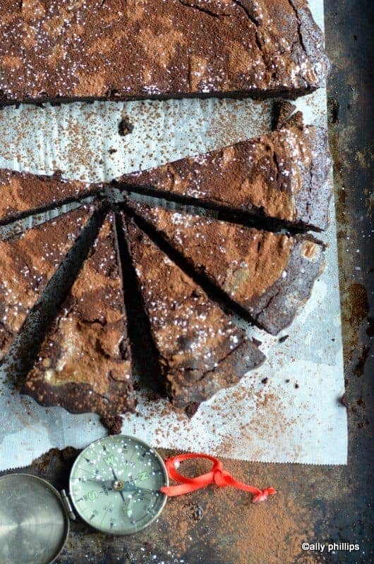 flourless chocolate tart 