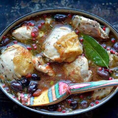 chicken puttanesca stew