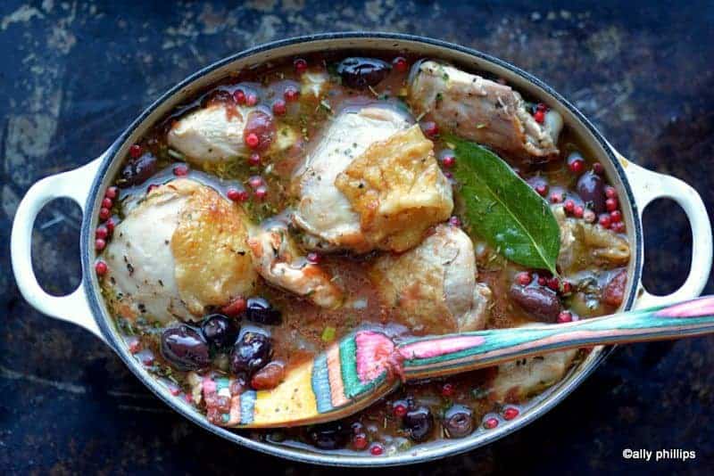 chicken puttanesca stew