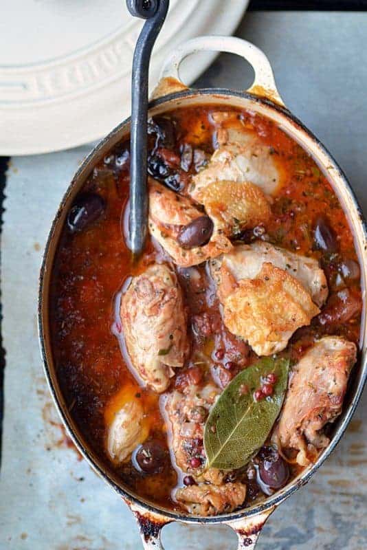 chicken puttanesca stew