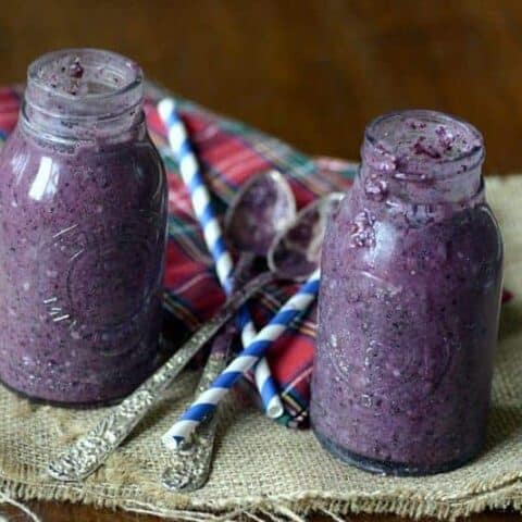 the wild blueberry dream team smoothie