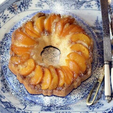 the bridesmaid’s peach cake