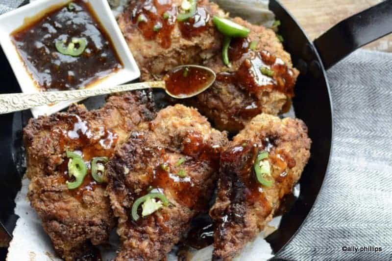 jamaican jerk oven fried chicken