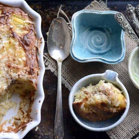 hawaiian banana pineapple bake