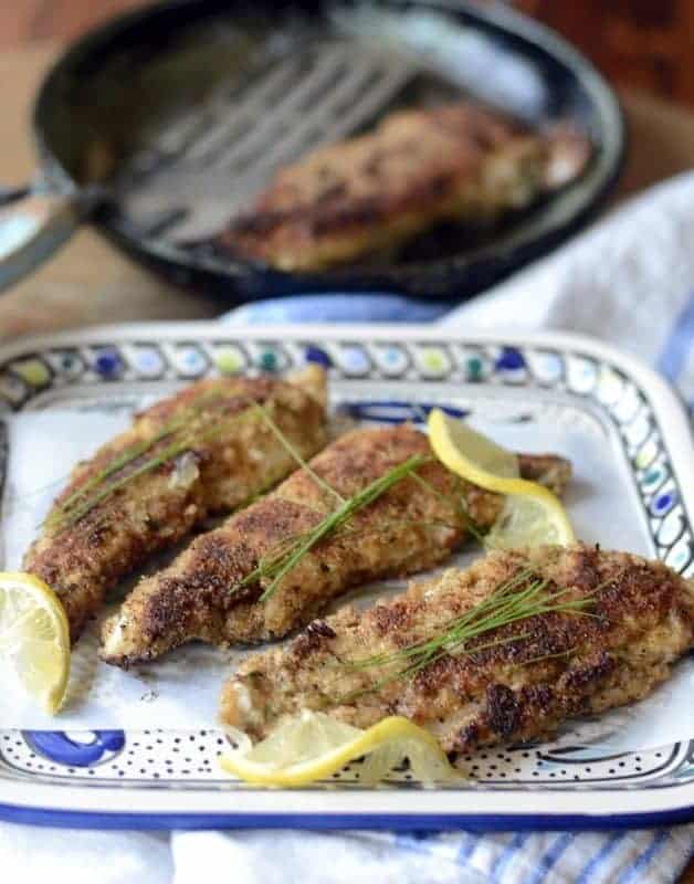 italian fried flounder