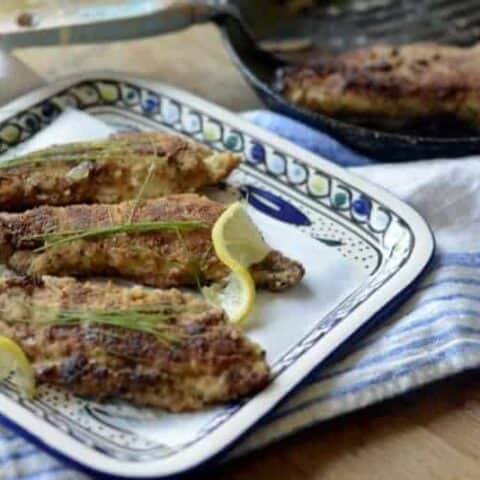 italian fried flounder