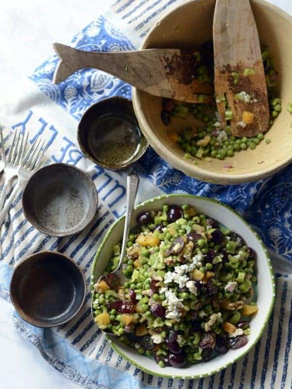 the harvest table peachy salad