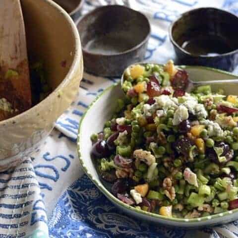 the harvest table peachy salad