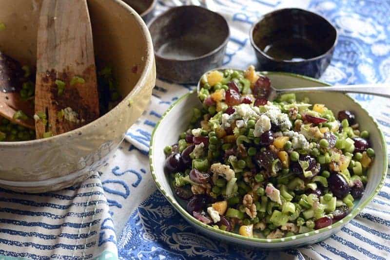 the harvest table peachy salad