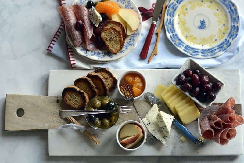 breakfast cheese tray