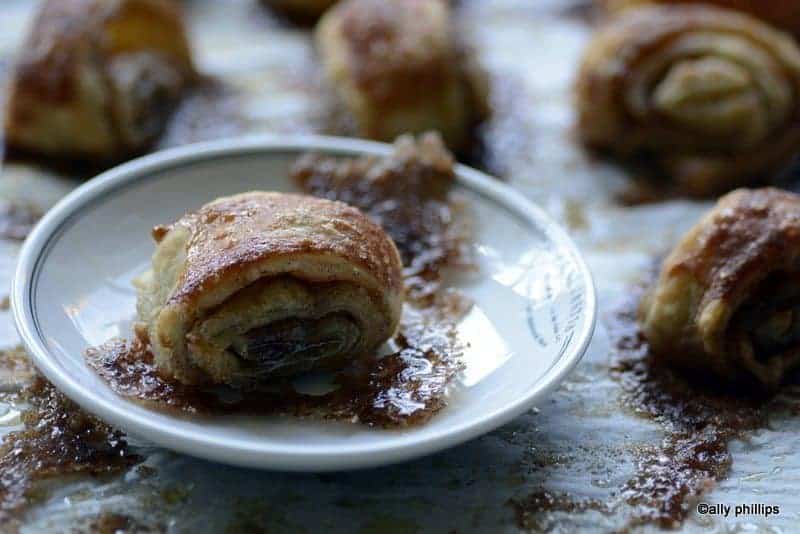 french almond cinnamon pastry puffs