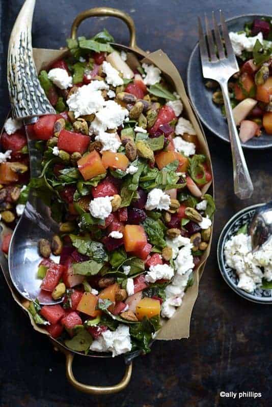 beet watermelon salad