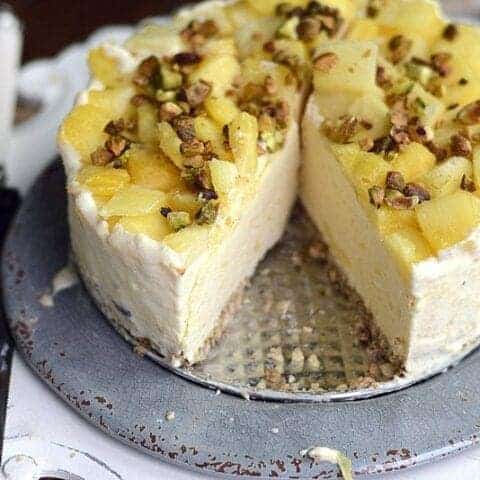 king pineapple no bake cheesecake