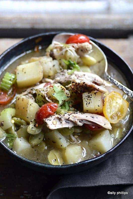 farmers market chicken soup