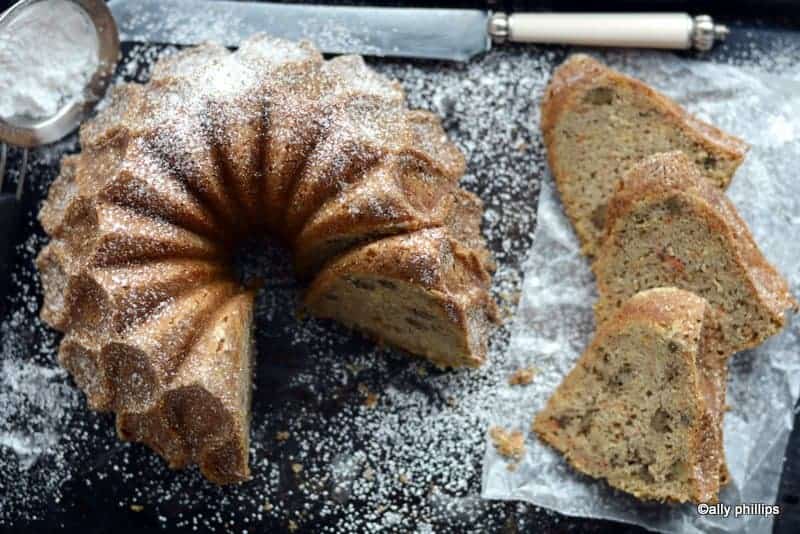 Rainbow Bundt Cake - Mix & Match Mama