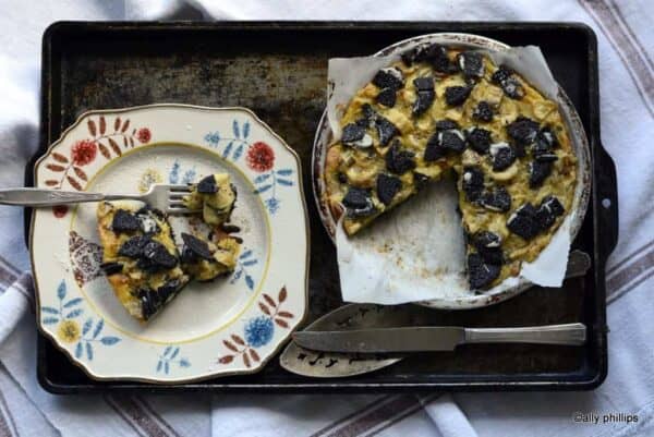 oreo banana custard pie