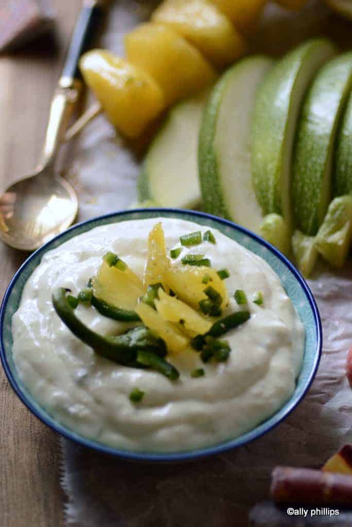 honey lime pineapple dipping sauce