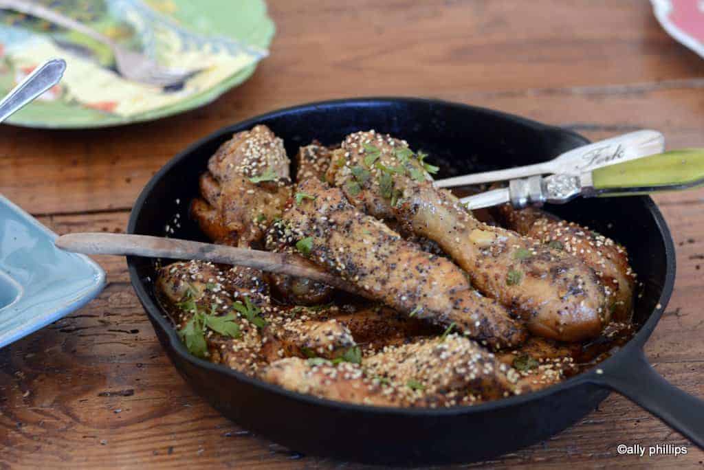 hurricane sesame glazed chicken