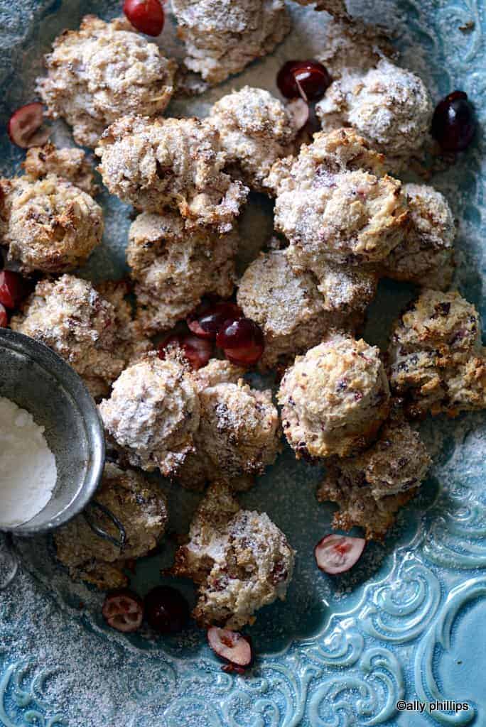 cranberry coconut cookies gf