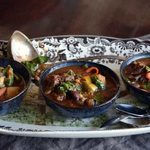 jeffersonian inspired chunky vegetable beef stew