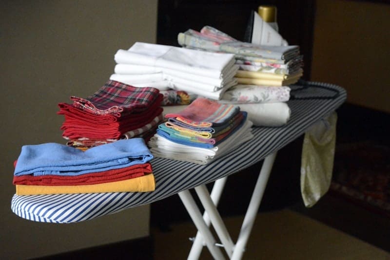 coming out of the ironing closet