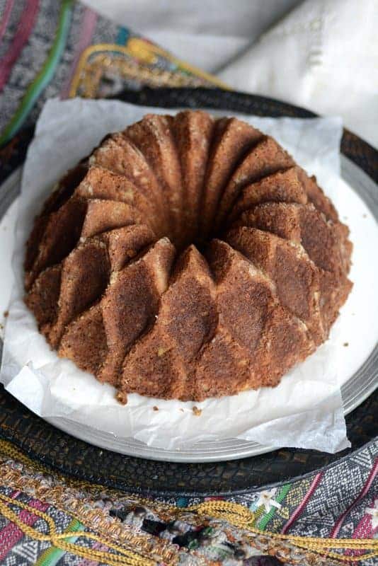 Gluten Free Banana Buttermilk Bundt Cake