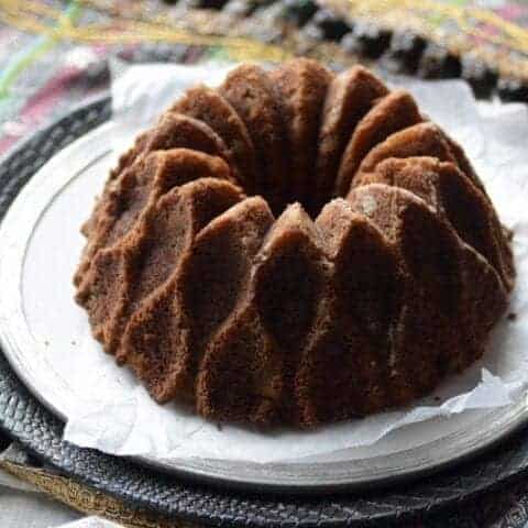 banana buttermilk bundt cake GF