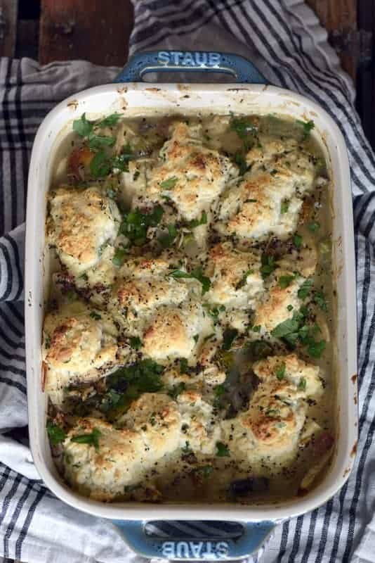 curried chicken & dumpling casserole