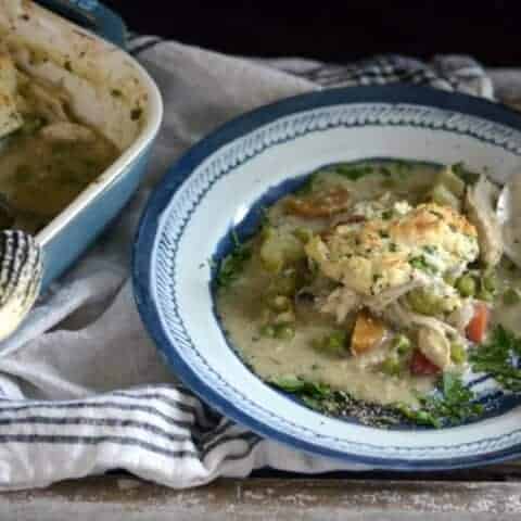 curried chicken & dumpling casserole