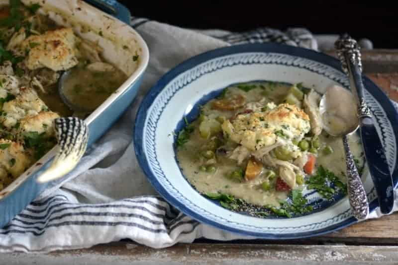 curried chicken & dumpling casserole