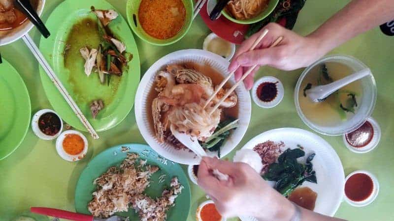 breakfast singapore hawker style