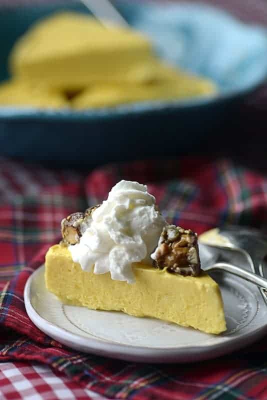 mango ginger ice cream pie