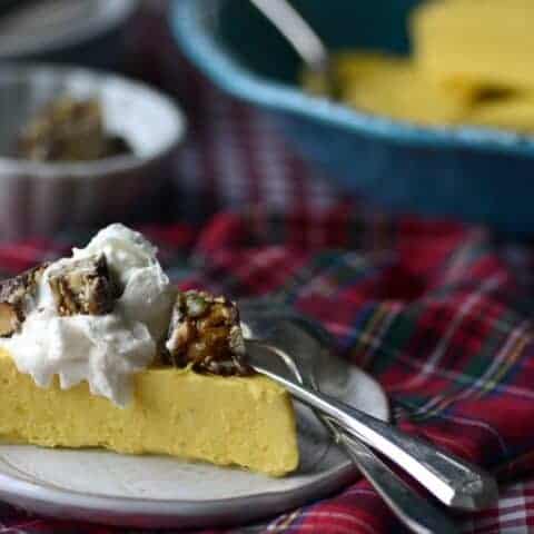 mango ginger ice cream pie