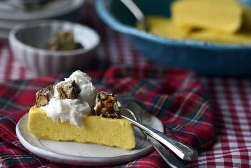 mango ginger ice cream pie