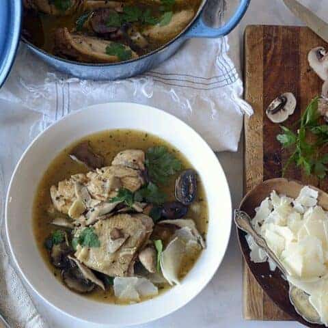 chicken marsala mushroom stew