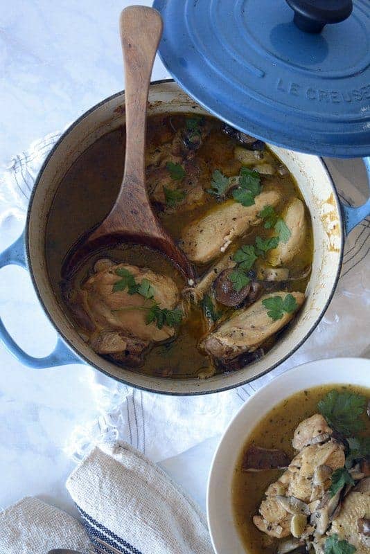 chicken marsala mushroom stew