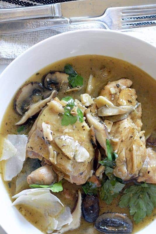 chicken marsala mushroom stew