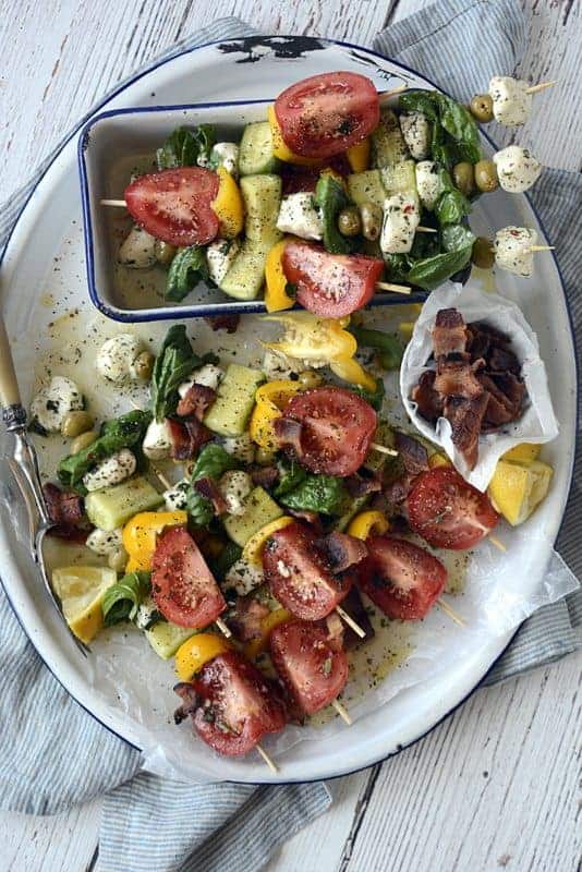 caprese salad styles & designs