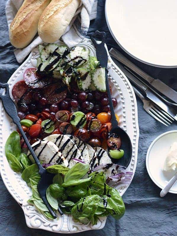 caprese salad styles & designs