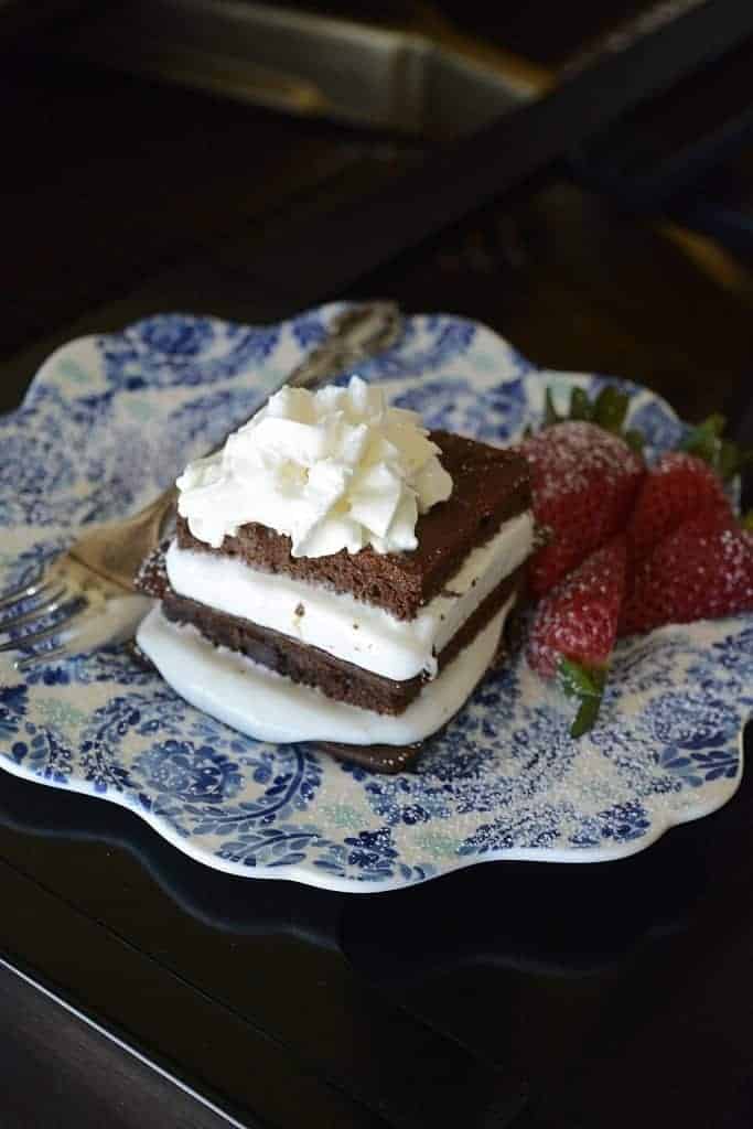 retro birthday chocolate sheet cake