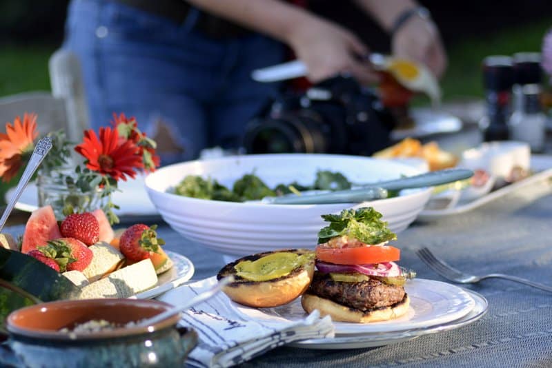 aussie lamb burger