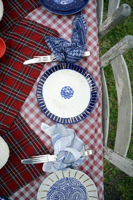 five patriotic dining table designs boho style