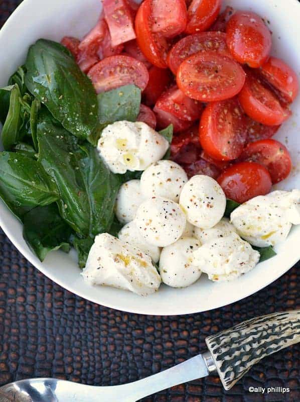 caprese salad styles & designs