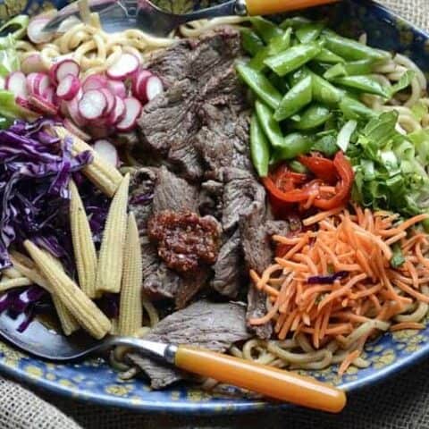 aussie grassfed beef asian bowl