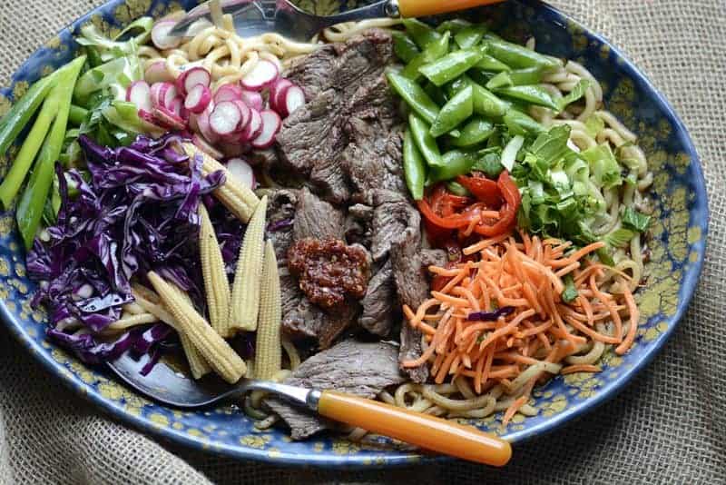 aussie grassfed beef asian bowl