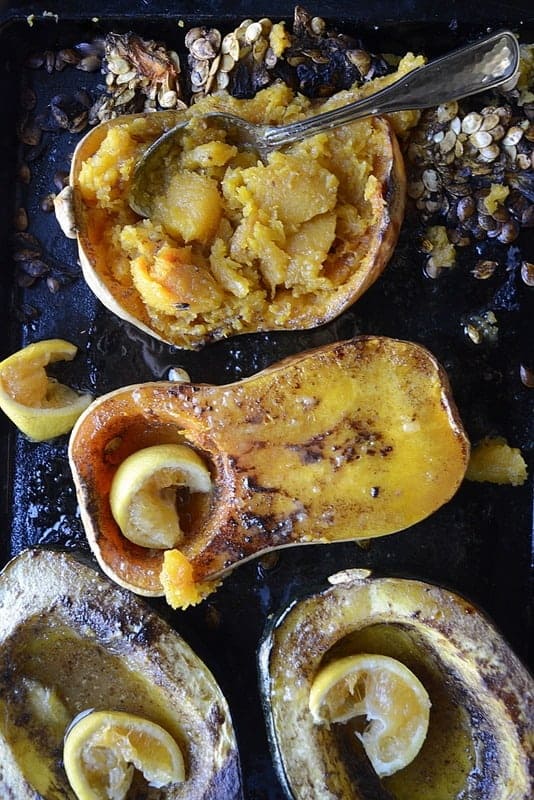 honey spiced squash bowls