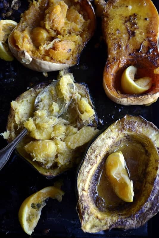 honey spiced squash bowls