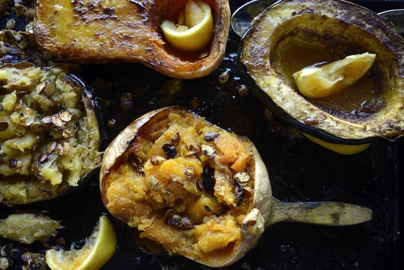 honey spiced squash bowls