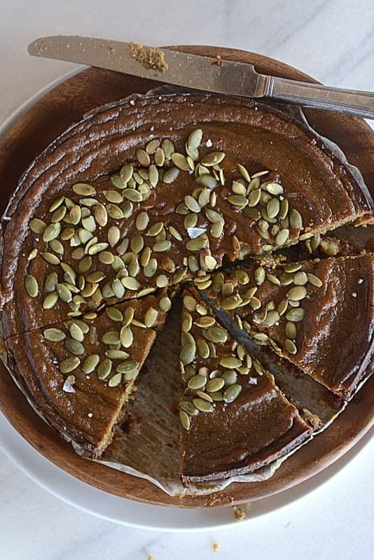 crunchy crust spiced pumpkin pie